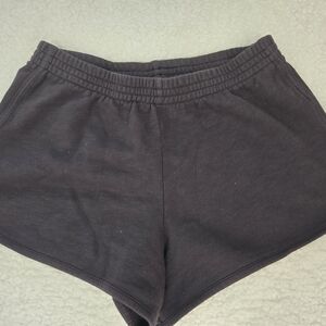 Madewell Black Athletic Sweatshorts with Elastic Waistband Nwt Size Small